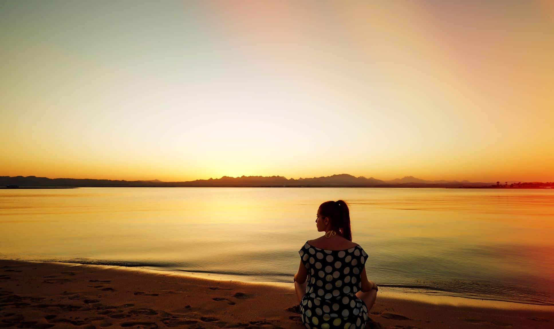 Quiet moment of reflection