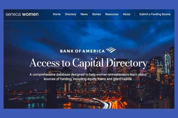 seneca woman website with bank of america 